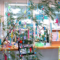 七夕の飾り